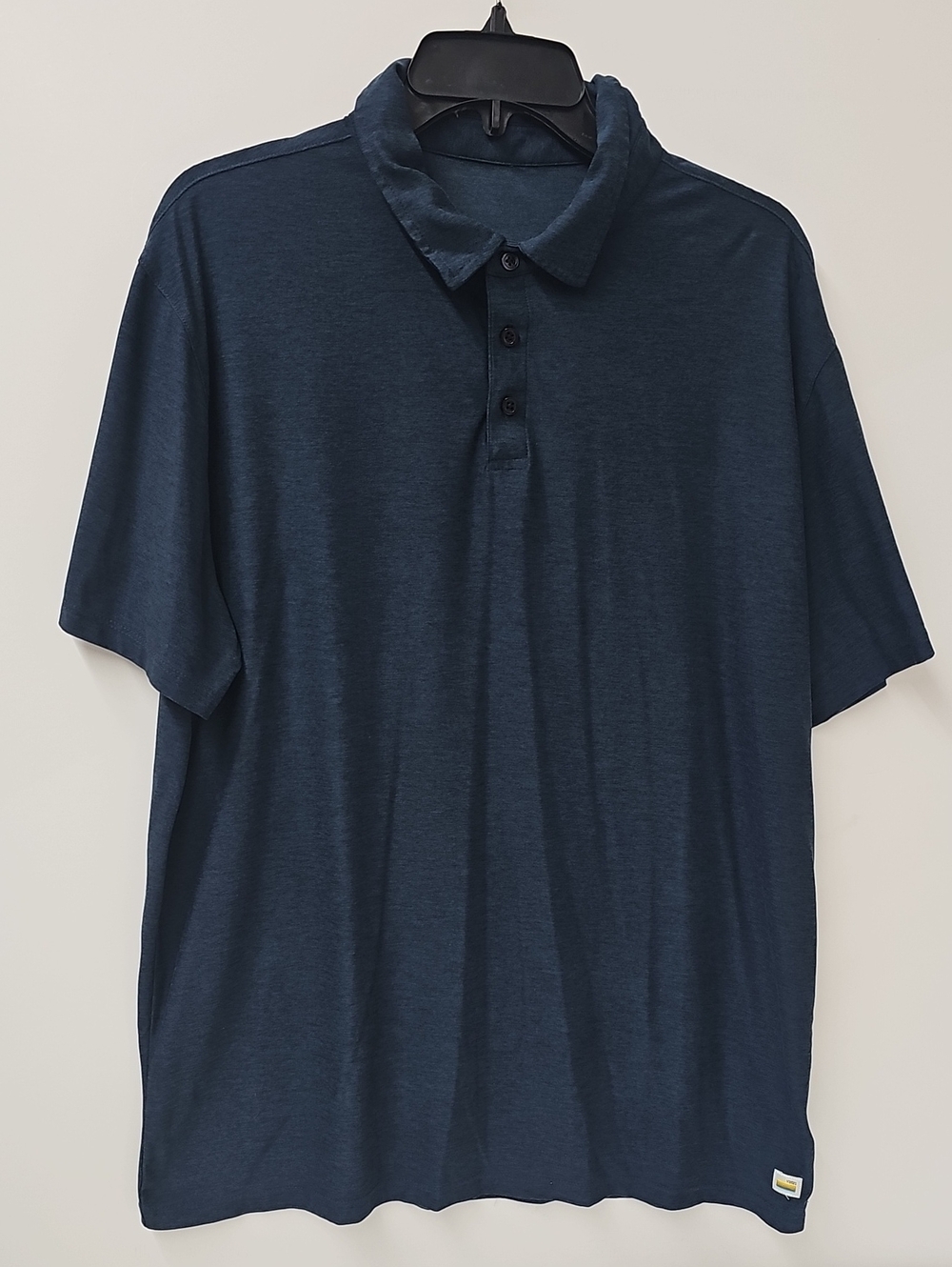 Vuori Dark Navy Short Sleeve Performance Polo Size XL